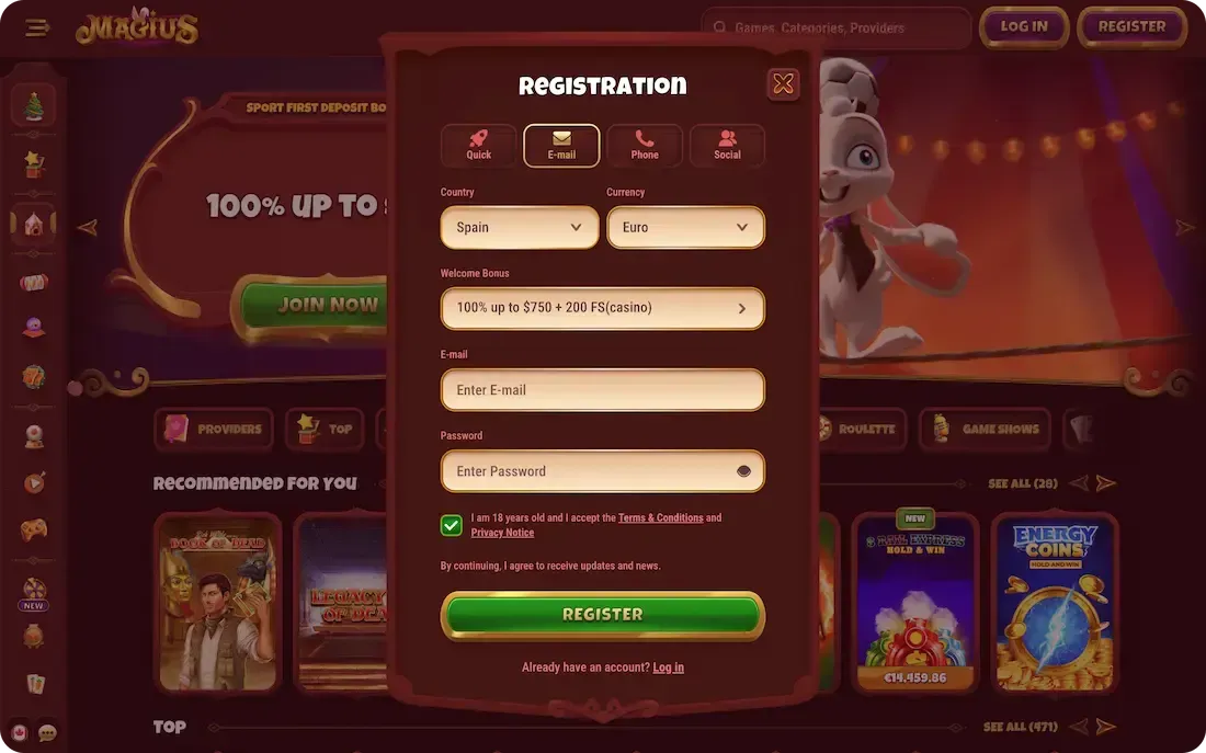 Magius Login