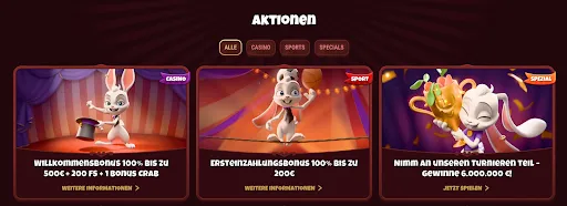 100 % bis zu 500 € +200 FS • 100 % bis zu 200 € • Turniere mit 6.000.000 € Preisgeld – Magius Casino